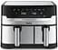 Мультипіч Dual EasyFry&Grill AirFryer 2700Вт чаша-5.2+3.1л сенсорне керув. 2 чаши гриль Tefal kuh0015002 - мініатюра 1