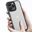 Противоударный бампер чехол Primolux Transparent для смартфона Apple iPhone 15 Pro Black - миниатюра 2
