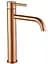 Змішувач для умивальника Rea Lungo brushed copper високий REA-B1114, Теплий захід сонця - мініатюра 1