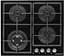 Варочна поверхня GRANADO GGH 62-114 black glass (GGH1621145) - мініатюра 1