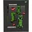 Щоденник шкільний Yes Minecraft Creeper інтегральний А5 40 аркушів (911639) - мініатюра 1