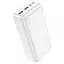 Зовнішній акумулятор Power bank HOCO J101B Astute 22.5 W 30000 mAh PD22,2W+QC3.0 батарея швидке заряджання Білий - мініатюра 1
