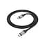 Кабель Hoco X102 Type-C to Type-C 3A 1 м nylon aluminum connectors чорний - мініатюра 3