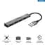 USB-Хаб Trust USB-хаб Halyx Aluminium 4-Port Mini USB Hub (23786_TRUST) - мініатюра 10