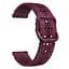 Ремешок для Samsung Galaxy Watch 5 Pro 45mm - темно-красный ширина крепления 20мм силикон Watchbands Flower (W12-9WB61153088) - миниатюра 2