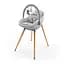 Стільчик для годування 2 в 1 Kinderkraft Fini Up Grey (KHFINIUPGRY0000) - мініатюра 1