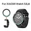 Безель Black-green та силіконовий ремінець Sikai для смартгодинника Xiaomi Watch S3/S4 - мініатюра 5