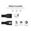 Кабель для передачі даних SATA 3 Data Cable 0.5m 90° corner US217 Black Ugreen (30797) - мініатюра 5