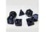 Набір кубиків Opaque 7 Dice Set - Black (w-blue) , 7 шт. (g7dopaq12) - мініатюра 4