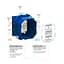 Вбудована частина для настінного змішувача Paffoni Compact Box CPBOX001 - мініатюра 5