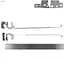 Петлі для Asus FX80 FX80G FX80GD FX504 FX504G FX504GD FX504GE, 13NR00I0AM0401, 13NR00I0AM0501, пара, ліва+права - мініатюра 1