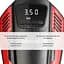 Автокомпресор Gemix Model E black/red поршневий цифровий манометр функція Autostop ліхтарик 35 л/хв - мініатюра 3
