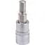 Головка торцевая Yato квадрат 1/4" HEX M5 L=37 мм (YT-04372) - миниатюра 1