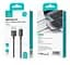 Кабель Usams SJ709 Lightning 2.4A Fast Charging Data CableYD Series Чорний - мініатюра 2