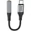 Адаптер переходник Hoco LS36 Type-C to Jack 3.5F черный - миниатюра 1