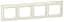 Рамка 4 пости Valena Classic слонова кістка Legrand osv0002068 - мініатюра 1