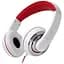 Дротові навушники Gorsun S-962С 2 mini jack 3.5 mm накладні з мікрофоном White-Red - мініатюра 1