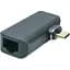 Адаптер PowerPlant USB Type-C - RJ-45, 100/1000Mb - мініатюра 1