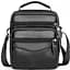Чоловіча сумка барсетка 17x21x9, шкіряна сумочка планшет Tiding Bag 75003 чорна 170 - мініатюра 3