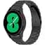 Ремінець для Samsung Galaxy Watch 4 44mm + конектор (2шт) - чорний розмір L нержавіюча сталь ширина кріплення 20мм Watchbands Stainless Premium (WB00S4MPREMIUM1444CN) - мініатюра 1