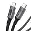 Дата кабель USB-C to USB-C 1.0m USB4 40Gbps 240W 8K60Hz black Armorstandart (ARM81921) - мініатюра 4