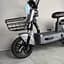 Электровелосипед EVOBIKE Nova S 500W 48V 12Ah с 2 сиденьями, корзиной и поворотниками, простой и надежный для города и села, графитово-серого цвета - миниатюра 18