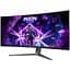 TFT 34" AOC AG346UCD, QD-OLED, UWQHD, 175Гц, 0,03мс, вигнутий, HDMIx2, DP, USB-hub, HAS, чорно-сірий - мініатюра 1