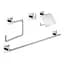 Набір аксесуарів 4 в 1 для ванної кімнати Grohe QuickFix Start Cube 41115000, Хром - мініатюра 1