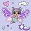 Картина по номерам "L.O.L. Surprise! O.M.G. Fairies Sweetiefly" KHO1091, 40х40 см - миниатюра 1
