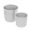 Набор из 2 форм для выпечки пасок, пасхальных куличей, хлеба и кексов из литого алюминия 0.5 и 0.2 л, Полімет Серый 85589 - миниатюра 1