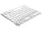 Клавіатура бездротова HOCO S55 Transparent Discovery edition wireless BT keyboard Space White - мініатюра 2