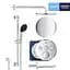 Душова система прихованого монтажу Grohe QuickFix Smartcontrol UA202801R3, Хром - мініатюра 2