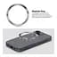 Чехол панель-накладка для Apple iPhone 15, Replica MagSafe, серый, противоударный защитный чехол с магнитным кольцом MagSafe, защита всего корпуса, TPU+PC, зеркальный, выступающий бортик вокруг экрана, ArmorStandart (ARM76226) - миниатюра 4