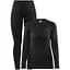 Комплект термобілизни Craft Core Warm Baselayer Set Woman Black XXL (1068-1909708 XXL 999000) - мініатюра 1