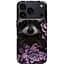 Чехол Demsky Енот в цветах для Apple iPhone 17 Pro (6.3) - миниатюра 1
