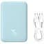 Портативна батарея Baseus Magnetic Mini Wireless Fast Charge Power Bank 10000 mAh 20W PPCX030003 Blue - мініатюра 4