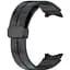 Браслет Cls-color для Samsung Galaxy Watch 4 - чорно-сірий ширина кріплення 20мм силікон Watchbands (W31-0WB21134651) - мініатюра 2