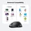 Мишка UGREEN 2.4GHz+Bluetooth MU101, бездротова, 4000dpi., 5кн., чорна - мініатюра 9