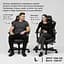 Кресло для геймеров Anda Seat Kaiser 3 Size L Black (AD12YDC-L-01-B-CF) - миниатюра 6