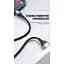 Дата кабель USB 2.0 AM to Lightning 1.0m 2.4A double-side grey XO (NB188-L-1-GR) - мініатюра 3