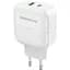 Зарядний пристрій Borofone BA46A Premium PD+QC3.0 3A 18W white - мініатюра 1