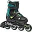 Ролики Rollerblade Microblade XT 33-36.5 Black/Green (1012-86B0751520-NG02-33-36.5) - мініатюра 1