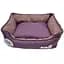 Лежанка AnimAll Anna M Dark Violet для собак та котів фіолетова 55×43×17 см - мініатюра 1