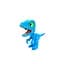 Набір фігурок з механічною функцією Dinos Unleashed Ті-Рекс і Велоцираптор, 11 см, 2 шт. (31128) - мініатюра 2