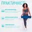 Коврик для йоги и фитнеса TPE+TC 6 мм двухслойный + Чехол синий-желтый EasyFit fit0025083 - миниатюра 2