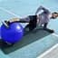 М'яч для фітнесу (фітбол) Power System PS-4012 Ø65 cm PRO Gymball Blue (PS-4012_65cm_Blue) - мініатюра 3