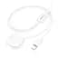Зарядний бездротовий пристрій BOROFONE BQ22 2in1 USB for iWatch + Lightning Iphone Білий - мініатюра 1