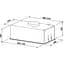 Витяжка ELEYUS GEMINI 1200 LED 70 WH - миниатюра 7
