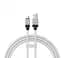 Кабель Baseus CoolPlay Series Fast Charging Cable USB to Type-C 100W 2m CAKW000702 White - мініатюра 5