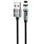 USB Cable Hoco U94 Universal Rotating Lightning Black 1.2m - мініатюра 1